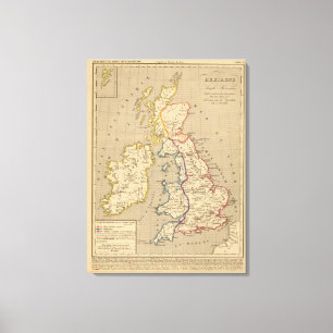 Impressão Em Tela Bretagne Saxonne Anglo, 800 apres JC da American