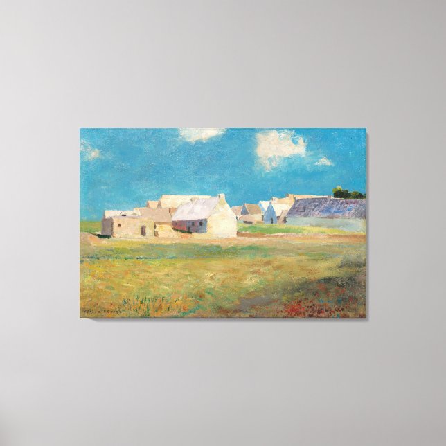 Impressão Em Tela Breton Village (Frente)