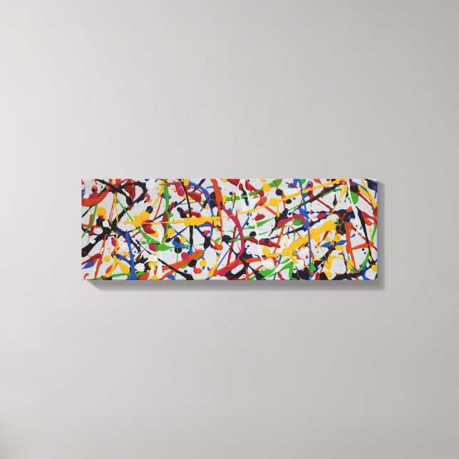 Impressão Em Tela Bright Abstrato Art, Color Delight 201288 (Frente)