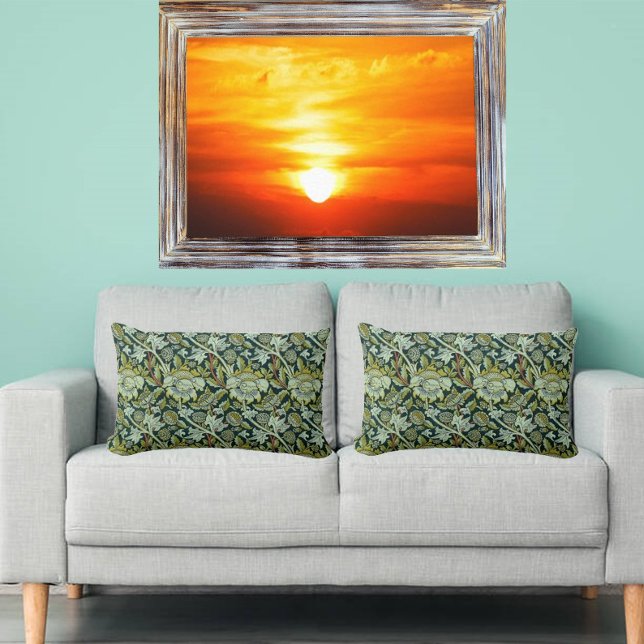 Impressão Em Tela Brilhante Iowa Sunrise com Sol Amarelo Brilhante (Criador carregado)