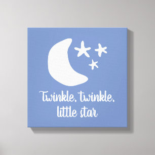 Impressão Em Tela Brilhe brilhe estrelinha arte em tela para berçári