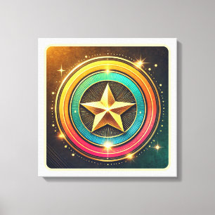 Impressão Em Tela Brilho Celestial nas Estrelas