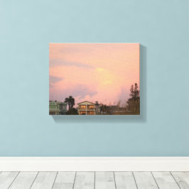 Impressão Em Tela Brilho Costeiro