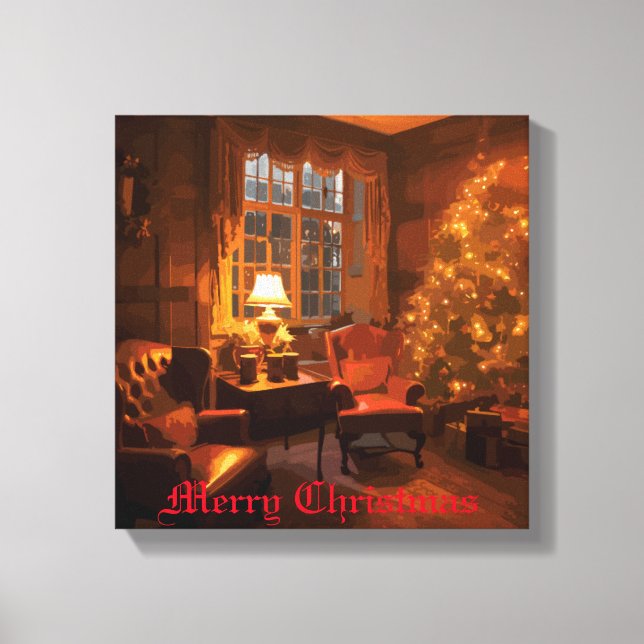 Impressão Em Tela Brilho festivo (Frente)