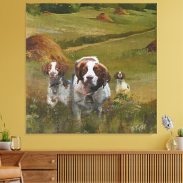 Impressão Em Tela Brittany Spaniel