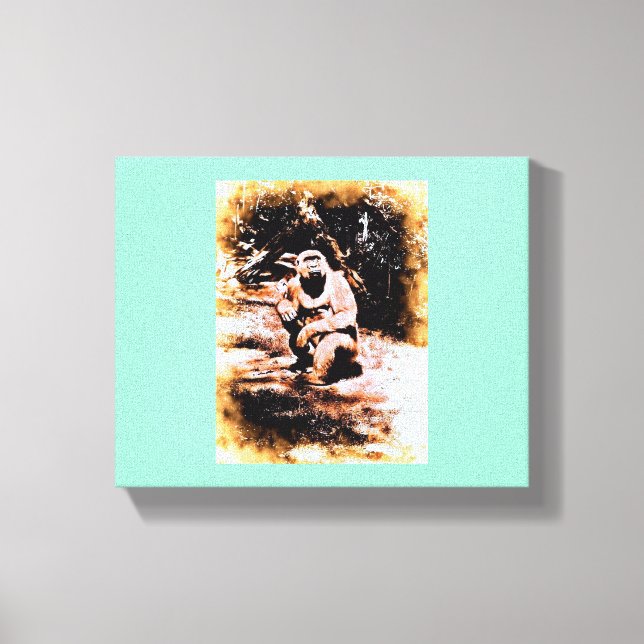 Impressão Em Tela Bronx Gorilla (Frente)