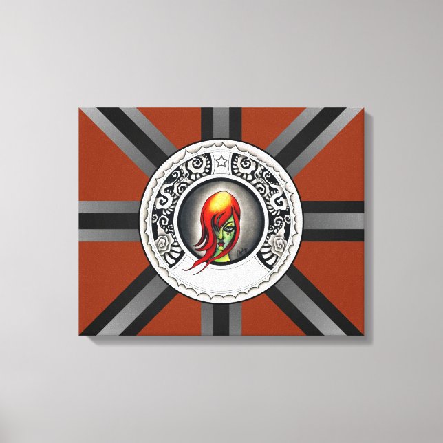 Impressão Em Tela Bruxa Verde (Frente)