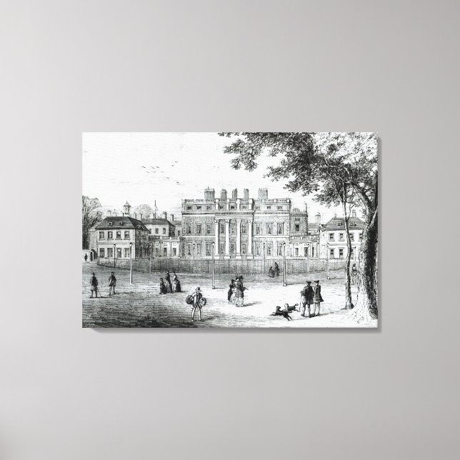 Impressão Em Tela Buckingham House (Frente)