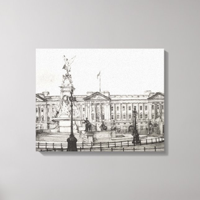 Impressão Em Tela Buckingham Palace London.2006 (Frente)