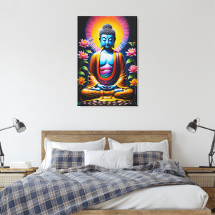 Impressão Em Tela Buda - Mindfulness em Foco