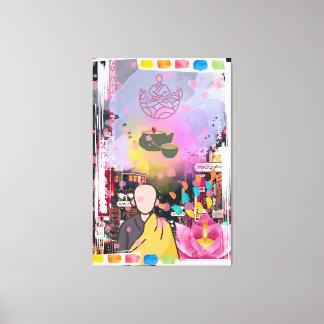 Impressão Em Tela Buda na cidade