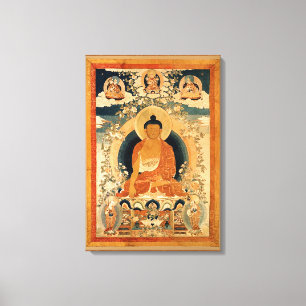 Impressão Em Tela Buddha Shakyamuni Thangka