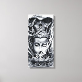 Impressão Em Tela budista