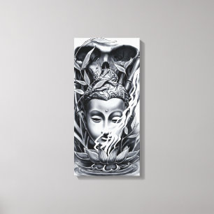 Impressão Em Tela budista