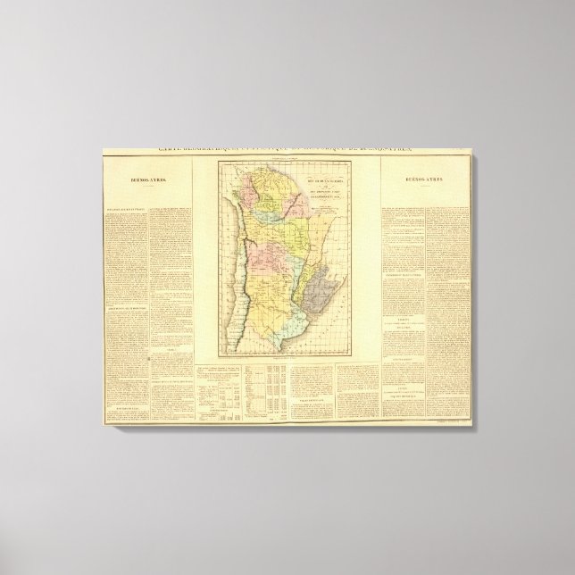 Impressão Em Tela Buenos Aires (Frente)