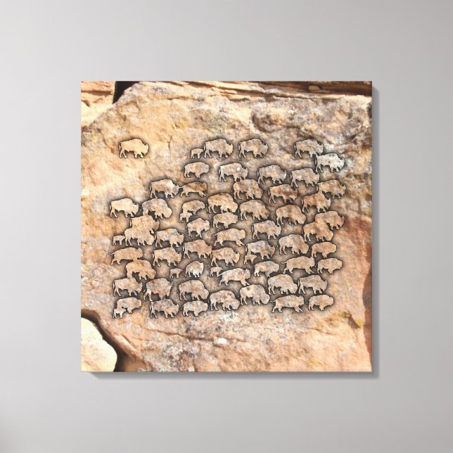 Impressão Em Tela Buffalo (Frente)