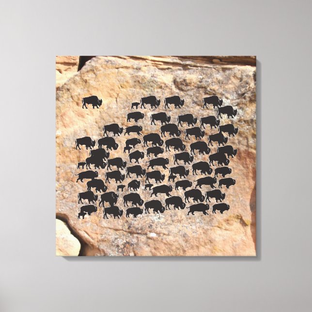 Impressão Em Tela Buffalo (Frente)