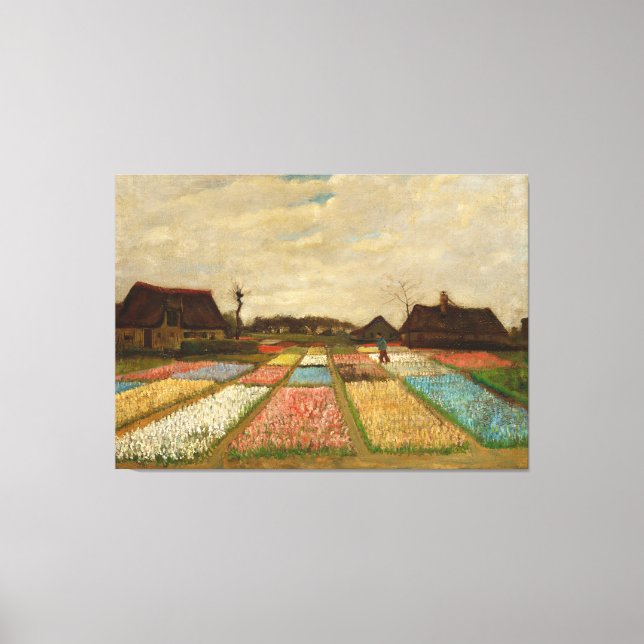 Impressão Em Tela Bulb Fields de Vincent van Gogh (1883) (Frente)