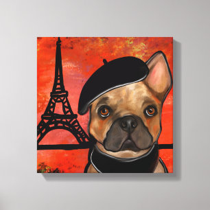 IMPRESSÃO EM TELA BULDOGUE FRANCÊS