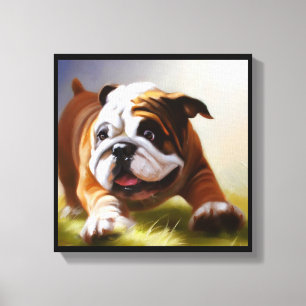 Impressão Em Tela Bulldog