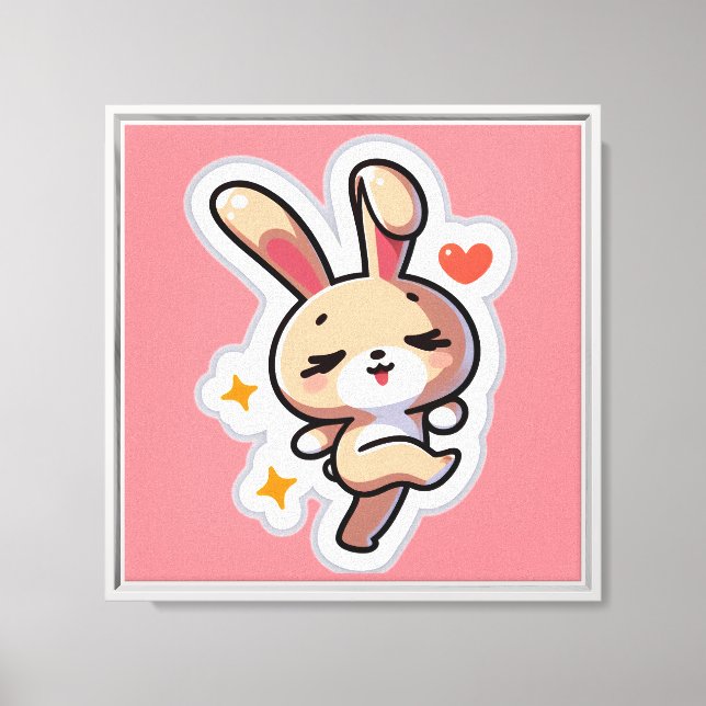 Impressão Em Tela Bunny (Frente)