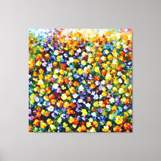 Impressão Em Tela Buquê de campo