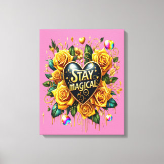 Impressão Em Tela Buquê de entrelaçamento de Rosas de Ouro e ouvir 1