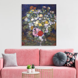 Impressão Em Tela Buquê de Flores em um Vaso | Van Gogh |