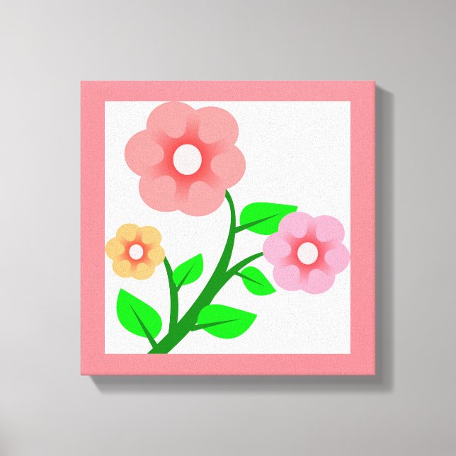 IMPRESSÃO EM TELA BUQUÊ FLOR (Frente)