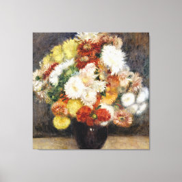 Impressão Em Tela Buquê Pierre-Auguste Renoir de Chrysanthemums