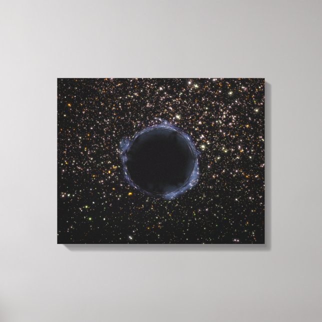 Impressão Em Tela Buraco Negro em um Cluster Global (Frente)