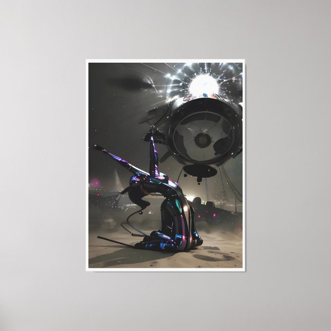 Impressão Em Tela Burst of Joy (Frente)