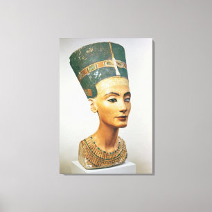 Impressão Em Tela Busto da rainha Nefertiti, do estúdio do sc