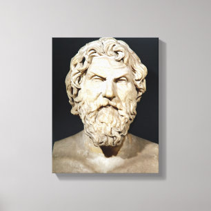 Impressão Em Tela Busto de Antisthenes