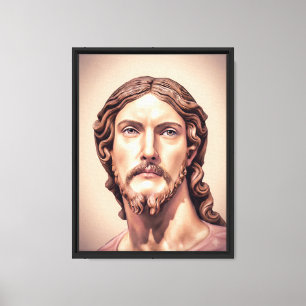 Impressão Em Tela BUSTO DE CRISTO O SALVADOR por MICHELANGELO 2026__
