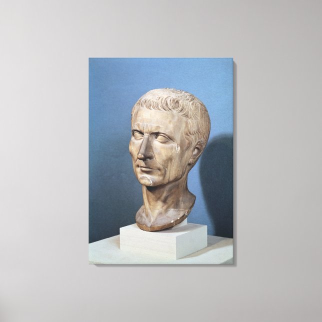 Impressão Em Tela Busto de Júlio César (Frente)