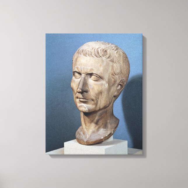Impressão Em Tela Busto de Júlio César (Frente)