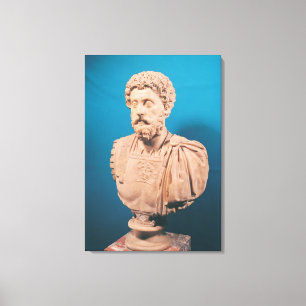 Impressão Em Tela Busto de Marcus Aurelius