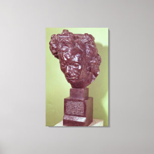 Impressão Em Tela Busto do retrato de Ludwig van Beethoven 1901