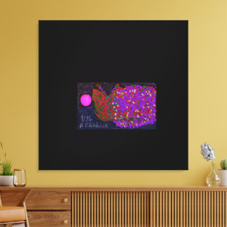 Impressão Em Tela Butterfly Flower on Water