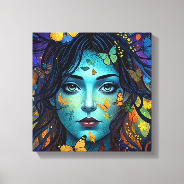 Impressão Em Tela Butterfly Maid (Frente)