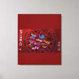 Impressão Em Tela Butterfly Moon Drawstring Backpack