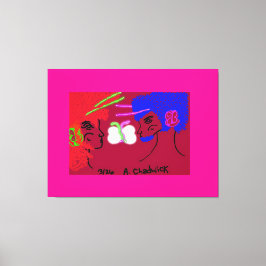 Impressão Em Tela Butterfly People