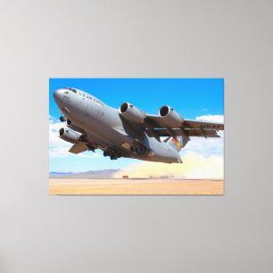 Impressão Em Tela C-17 GLOBEMASTER III 40x60
