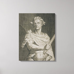 Impressão Em Tela C. Júlio César (100-44 a.C.) Imperador de Roma eng