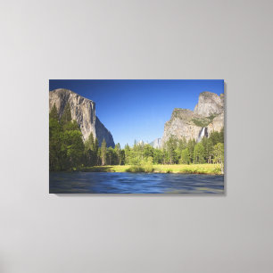 Impressão Em Tela CA, Parque Nacional de Yosemite, vista do vale com