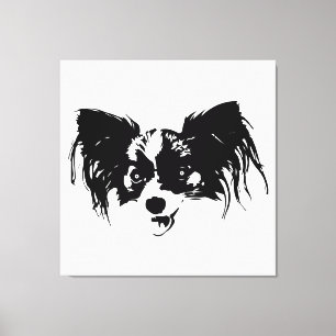 Impressão Em Tela Cabeça de cão engraçada