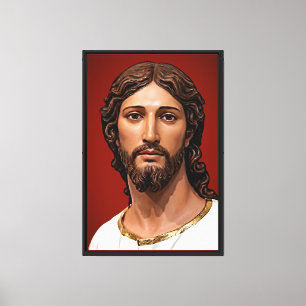 Impressão Em Tela Cabeça de Cristo por Mark Edward Westerfield após
