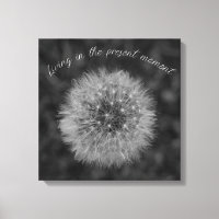Cabeça de semente de Dandelion. Esteja Presente No