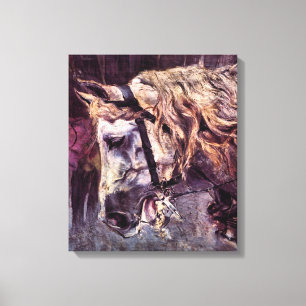 Impressão Em Tela Cabeça de um Cavalo por Giovanni Boldini, Arte Ant